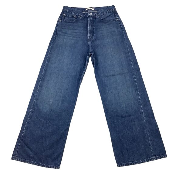 Levi Levis Levi's High Loose Denim Jeans Women's 30 30X27.5 Blue Wide Leg 90s - Picture 14 of 16